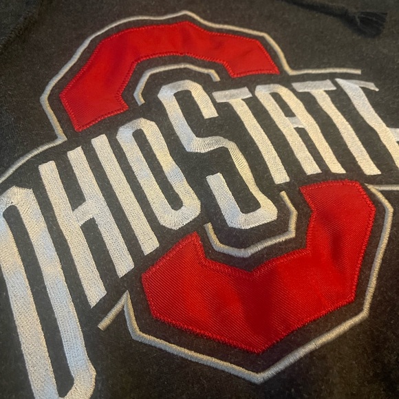 #203 VINTAGE Ohio State buckeyes Scarlet and gray college hoodie - Picture 11 of 13